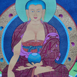 Buddha Thanka Painting on cotton canvas. A master Piece Tibetan Thangka art. Best Quality. Best Price