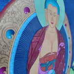 Buddha Thanka Painting on cotton canvas. A master Piece Tibetan Thangka art. Best Quality. Best Price
