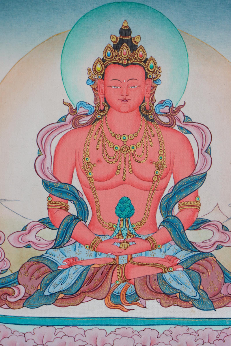 Best Amitayus Thangka Painting - Himalayas Shop