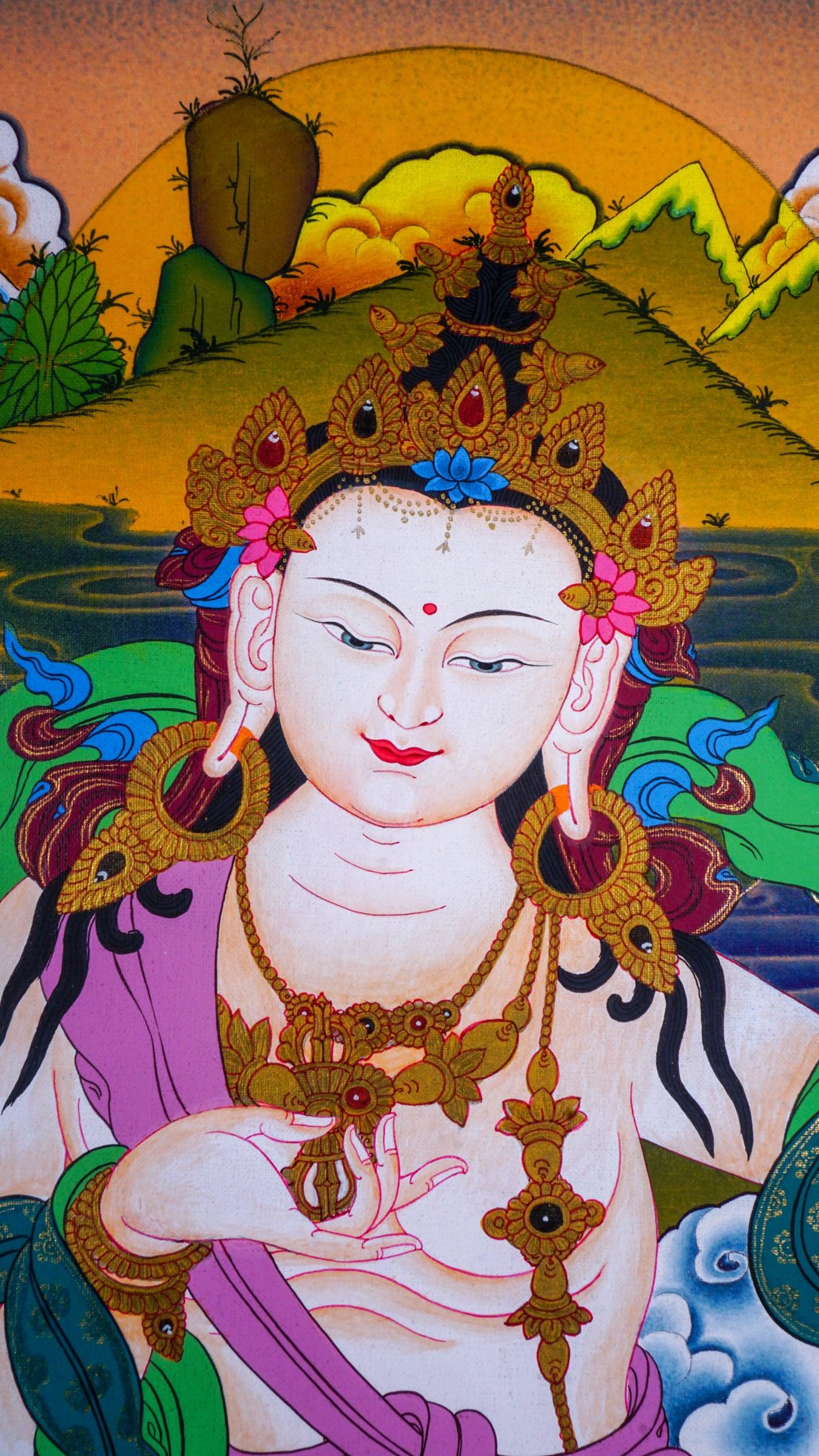 Vajrasattva Scroll thangka painting