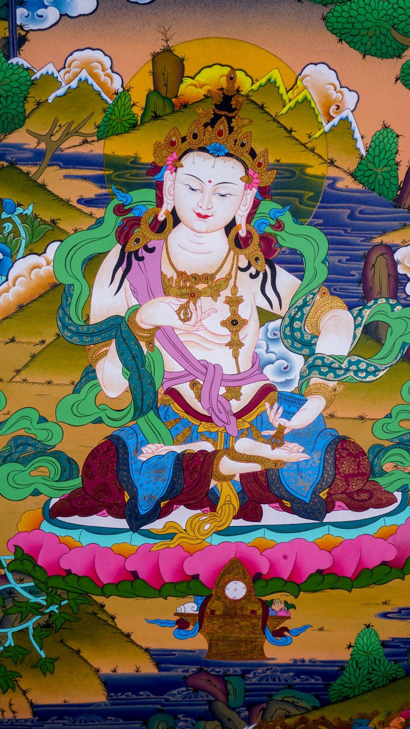 Vajrasattva Scroll thangka painting