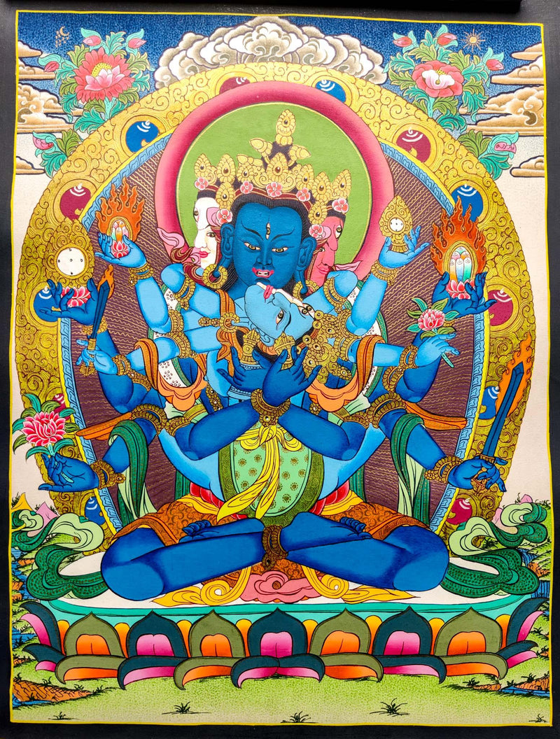 Cakrasambhara Thanka Painting