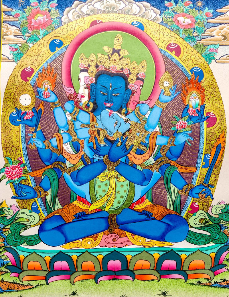 Tibetan Buddhist Tantric art of Union 