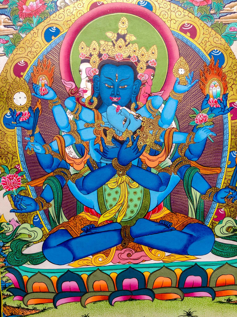 Tibetan Buddhist Tantric art of Union 