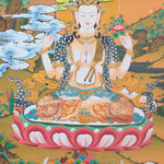 Chenrezig Thangka Art - Handpainted Thangka Art - Himalayas Shop