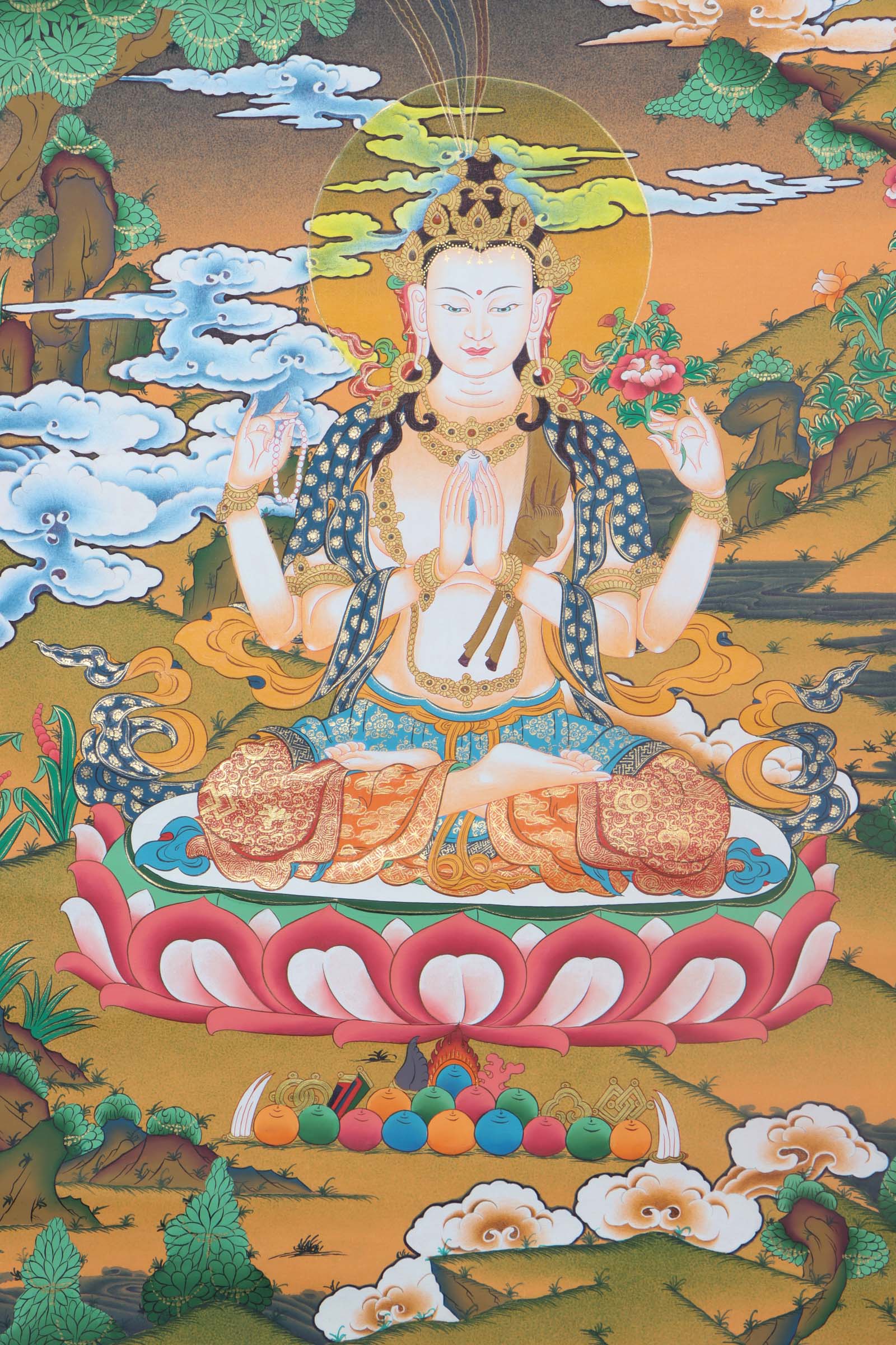 Chenrezig Thangka Art