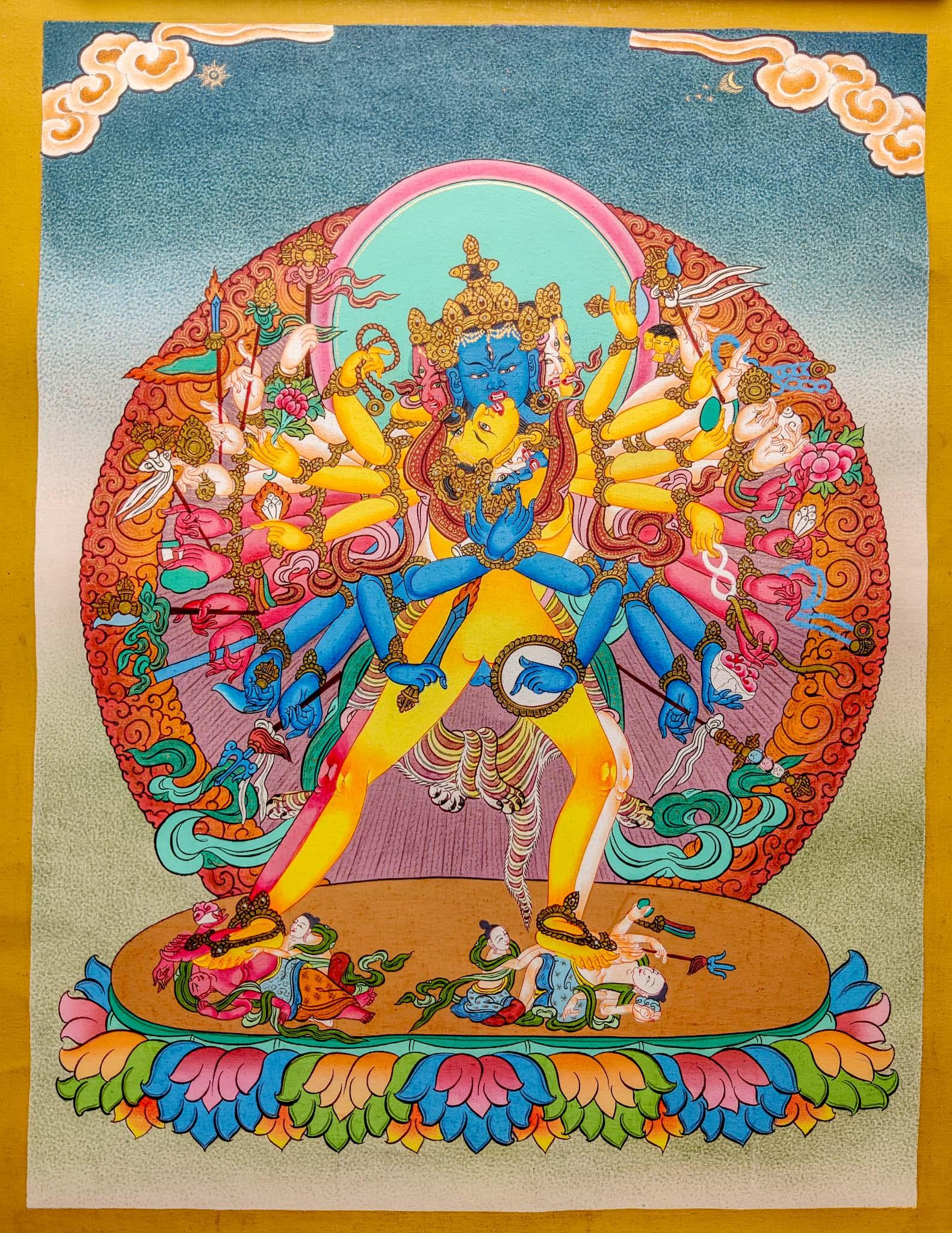 Kalchakra Yidam Thangka art high quality