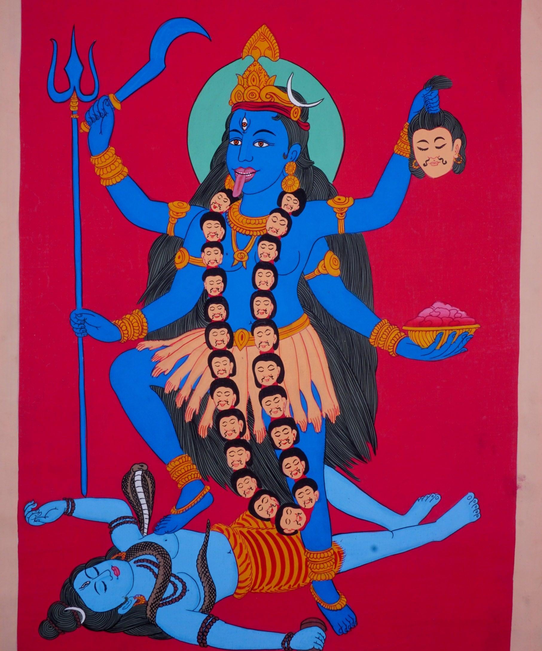 Kali Thangka Painting