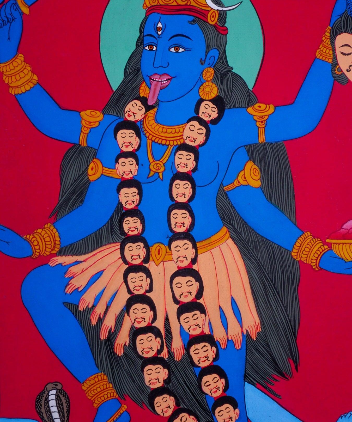 Kali Thanka Painting