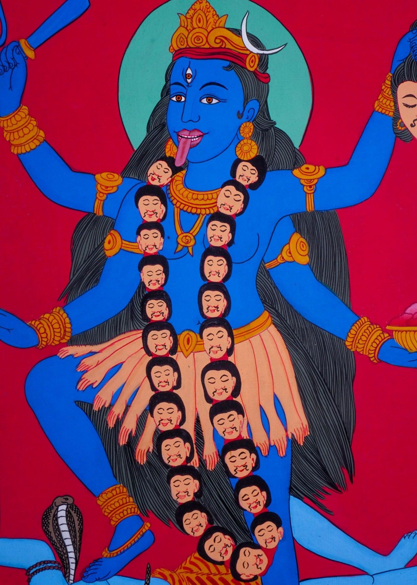 Kali Thanka Painting