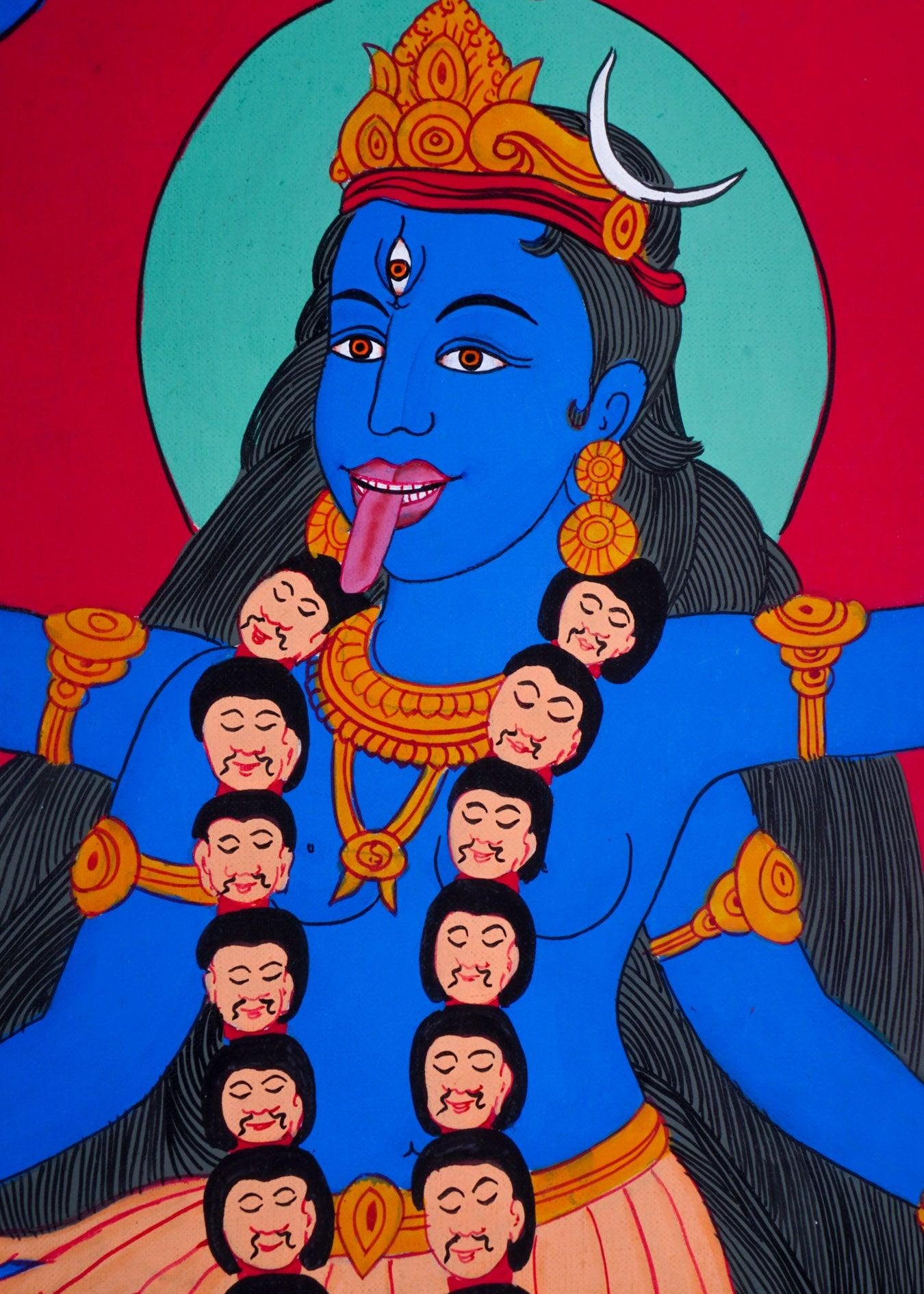 Kali Thangka Painting