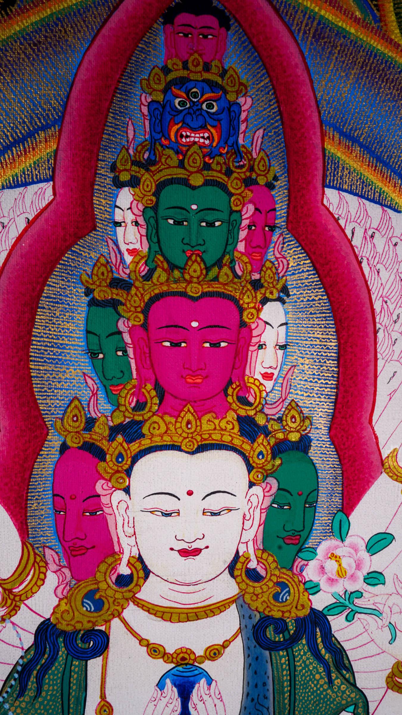 Avalokiteshvara Best Tibetan Thangka painting