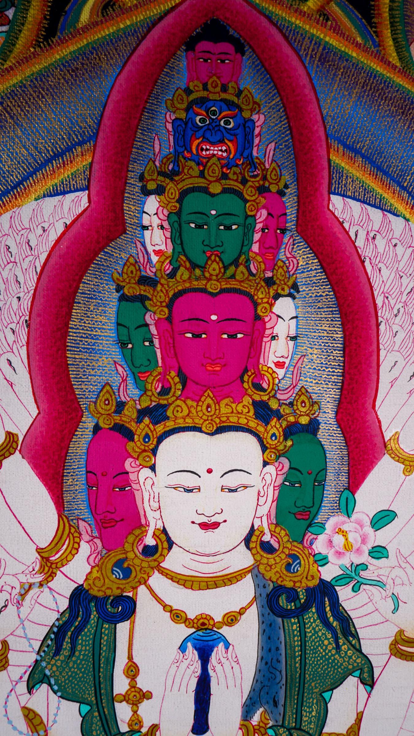 Avalokiteshvara Best Tibetan Thangka painting