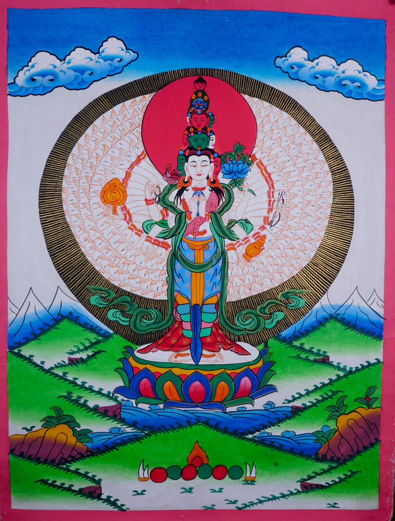 Avalokiteshvara Thangka Painting