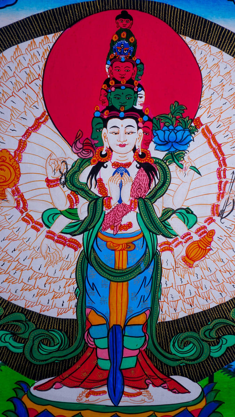 Avalokiteshvara Thangka Painting