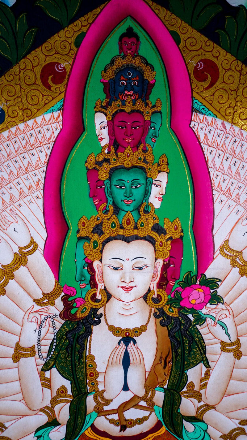 Avalokiteshvara Buddhist Thangka Painting