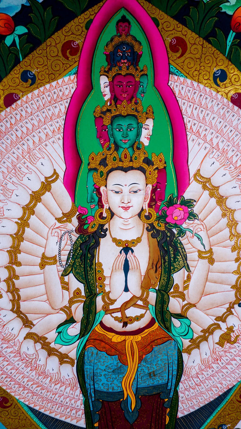Avalokiteshvara Buddhist Thangka Painting