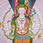 Avalokiteshvara Canvas Thangka Painting - Himalayas Shop