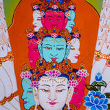 1000 Arm Avalokiteshvara with other Deities - Himalayas Shop