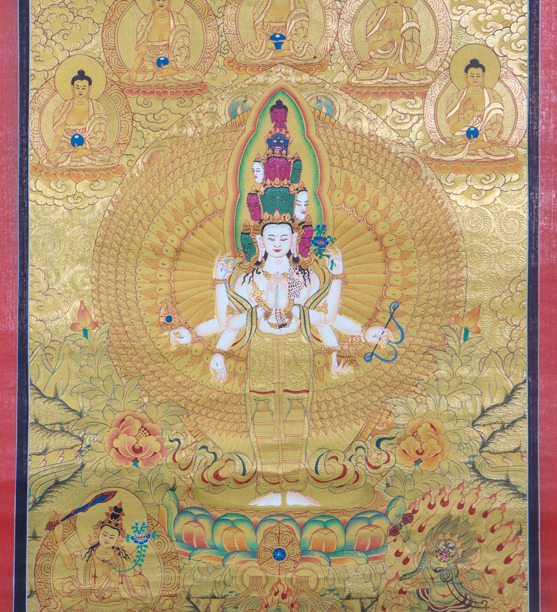 Avalokiteshvara Thangka Painting