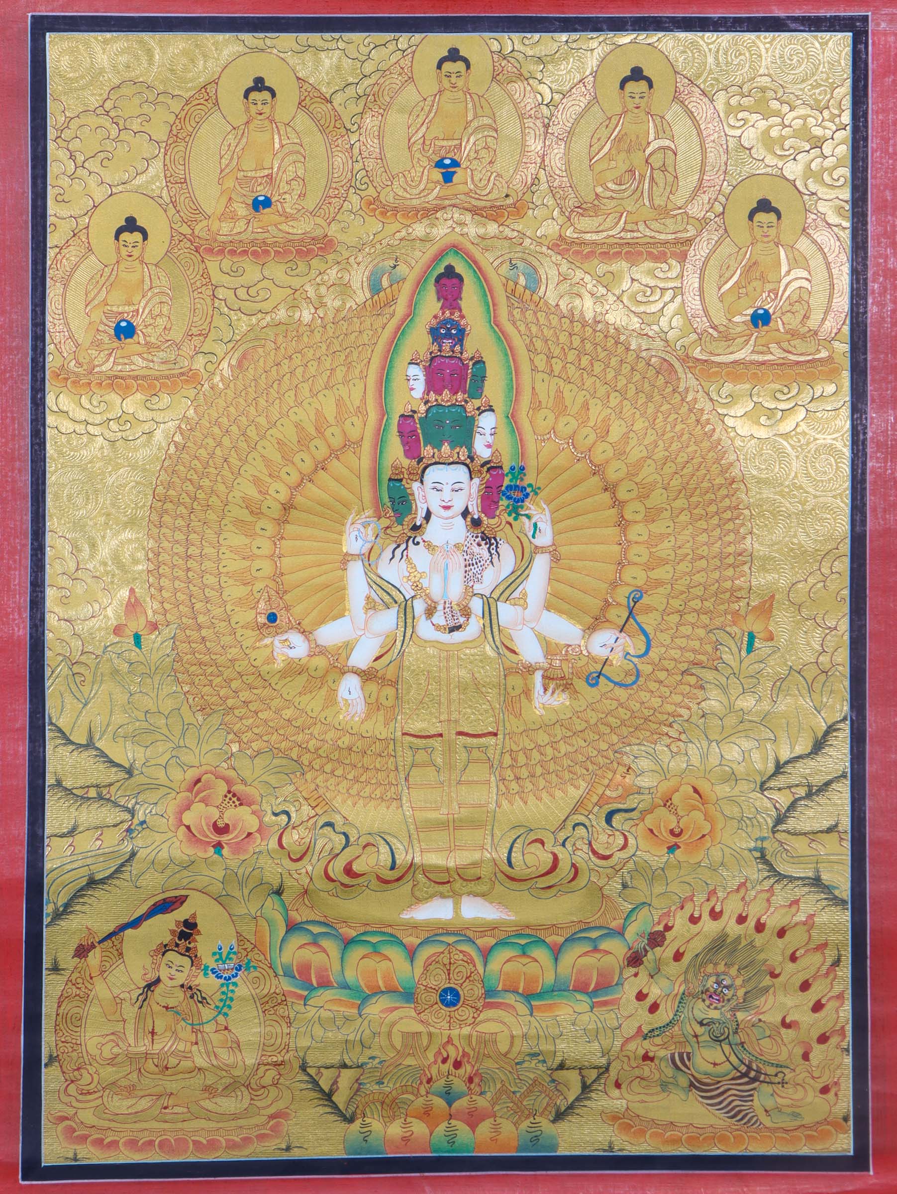 Avalokiteshvara Thangka Painting