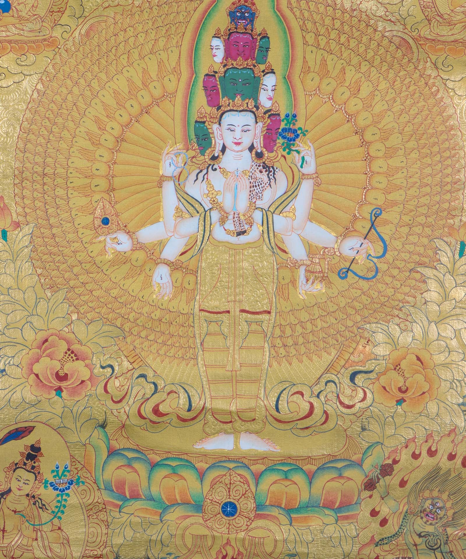 Avalokiteshvara Thangka Painting