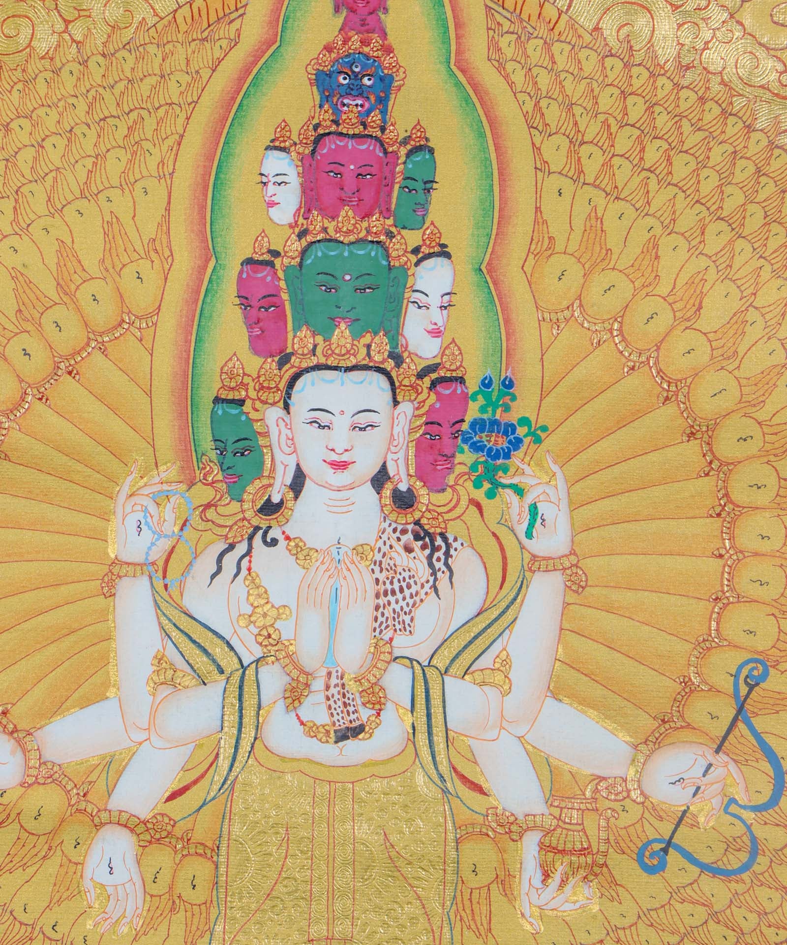 Avalokiteshvara Thangka Painting