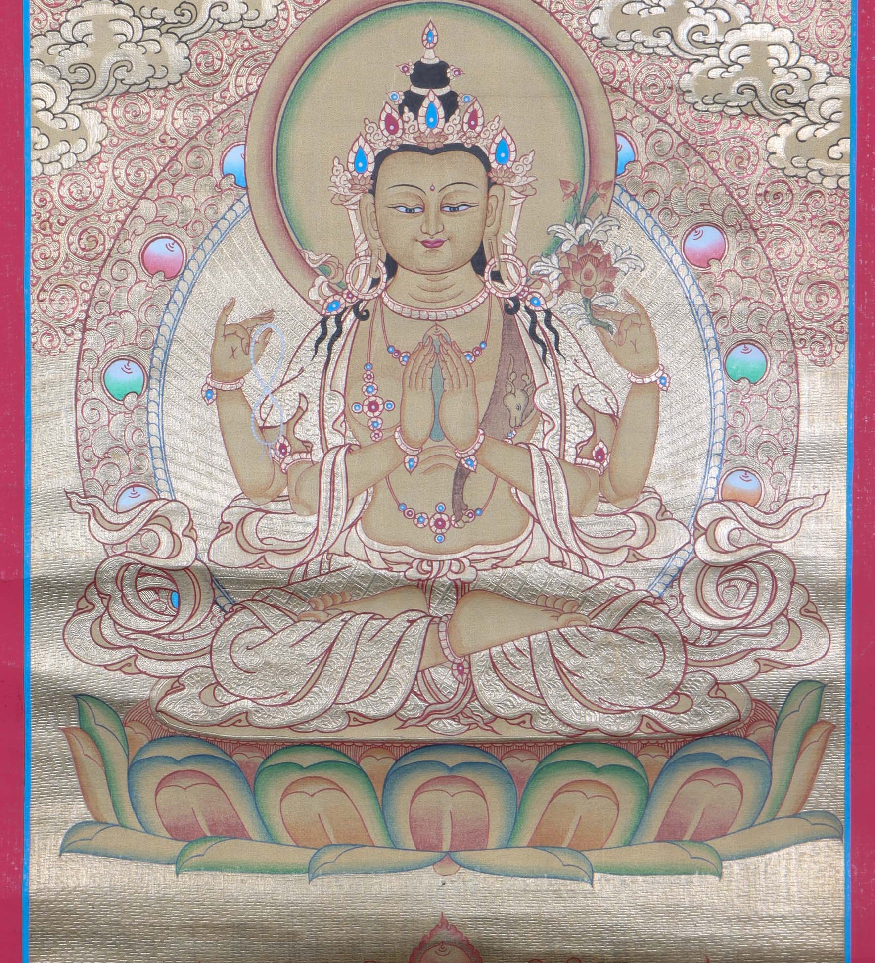 Chenrezig Buddha painting - Himalayas Shop