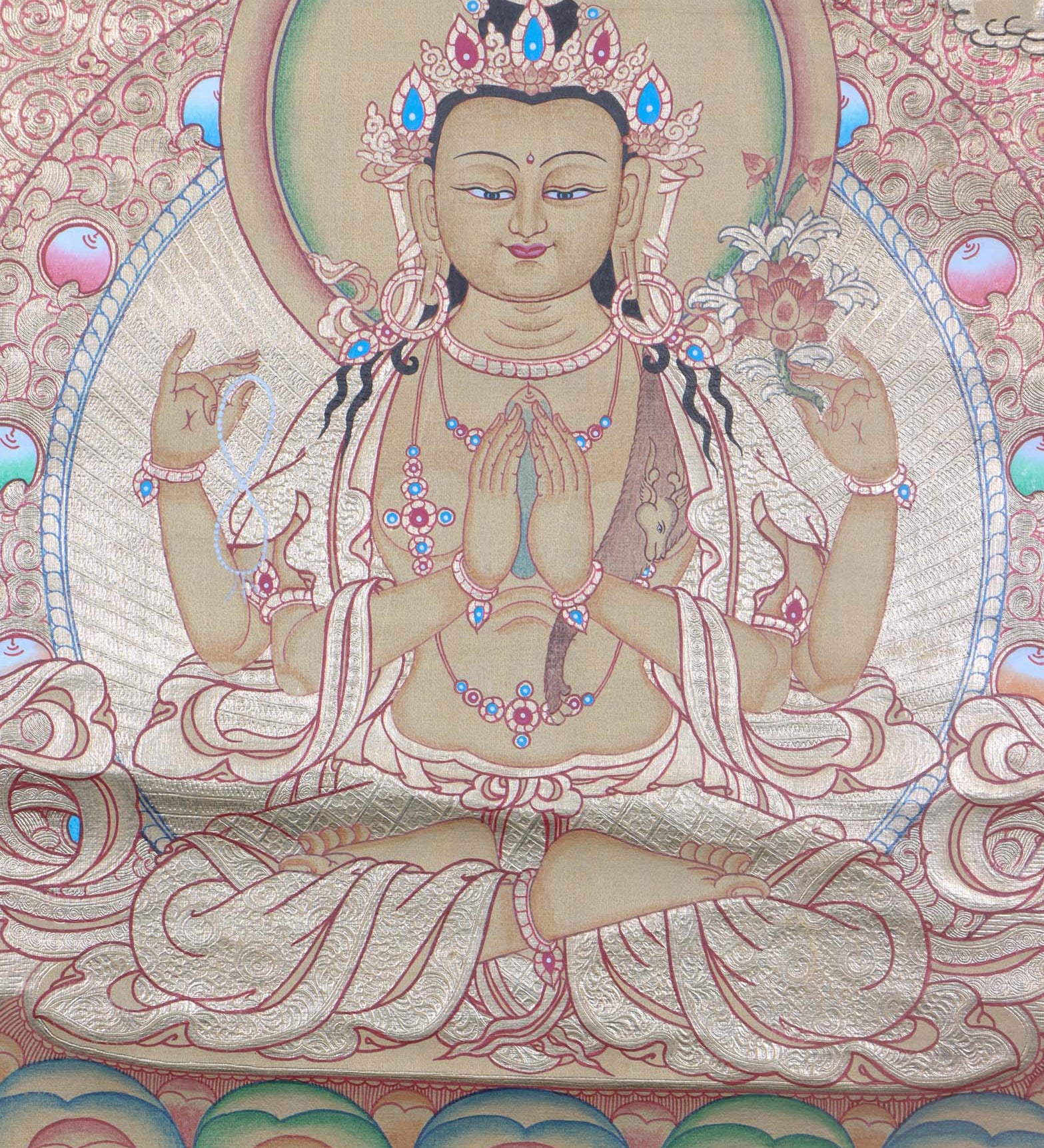 Chenrezig Buddha painting - Himalayas Shop