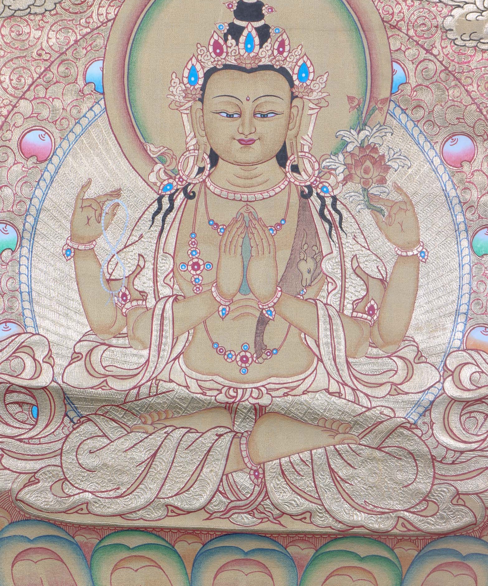 Chenrezig Buddha painting - Himalayas Shop