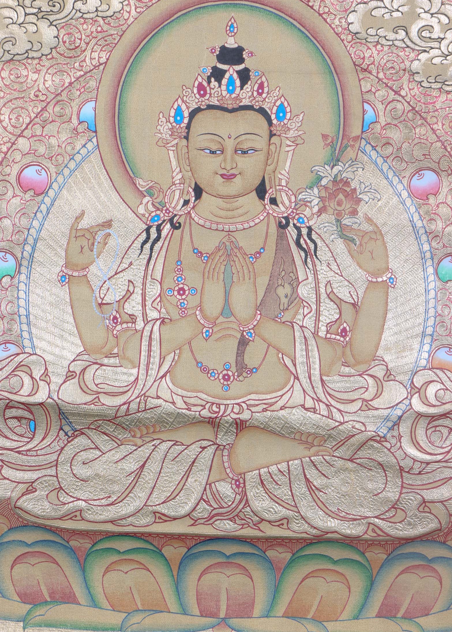 Chenrezig Buddha painting - Himalayas Shop