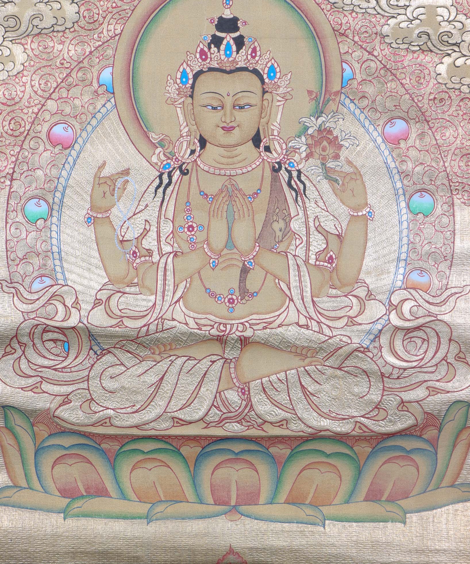 Chenrezig Buddha painting - Himalayas Shop