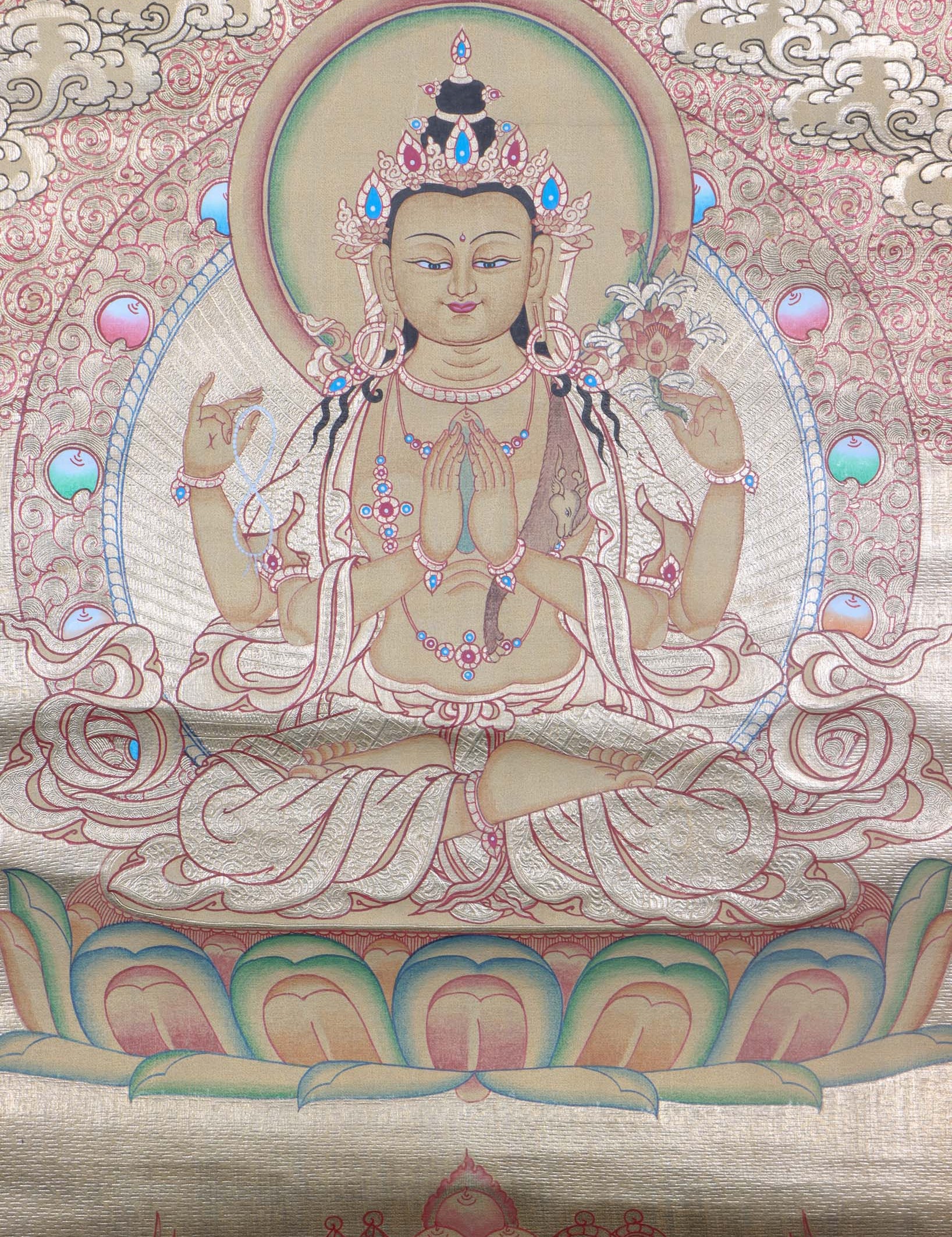 Chenrezig Buddha painting - Himalayas Shop