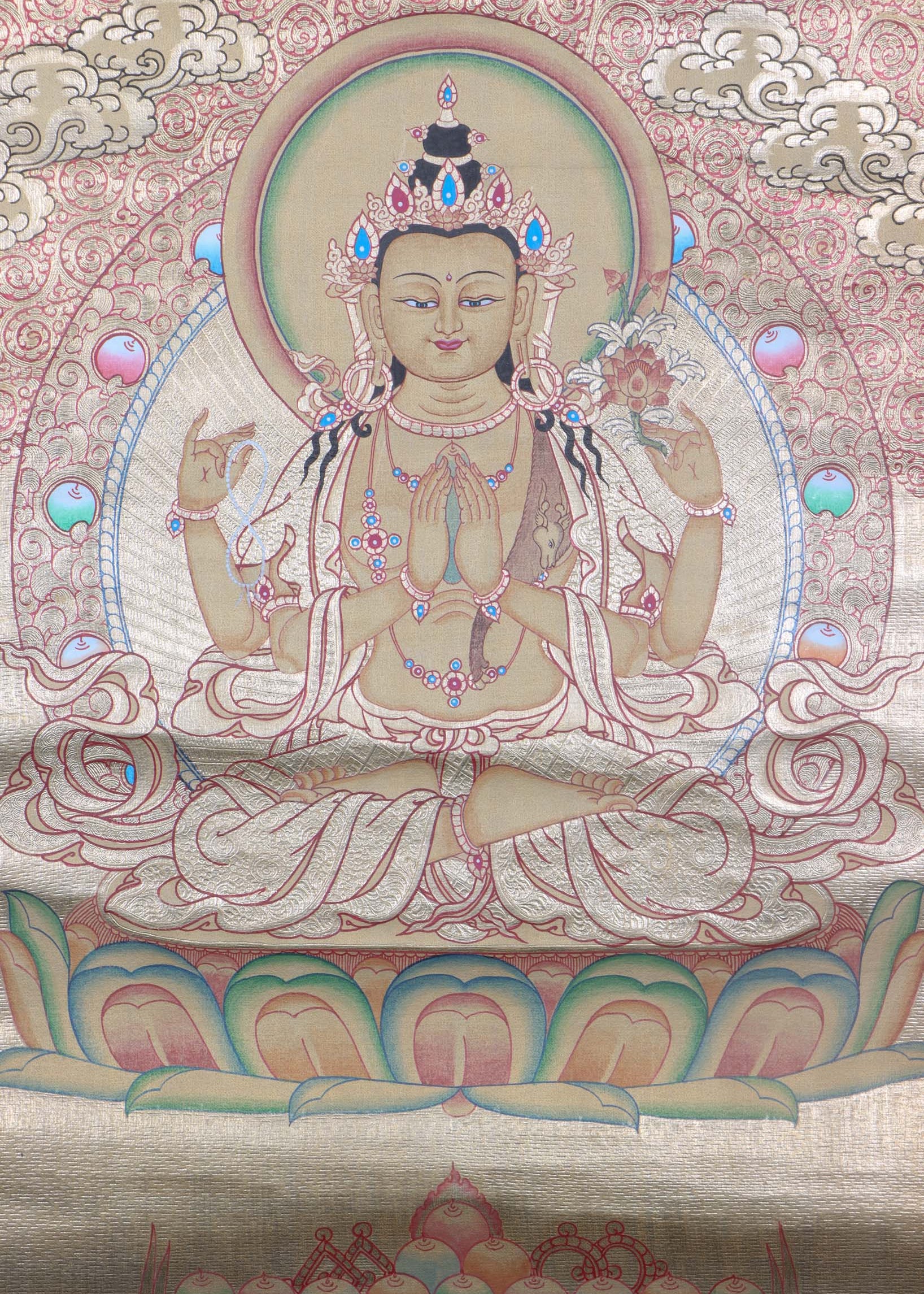 Chenrezig Buddha painting - Himalayas Shop