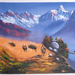 Oil painting of Mount Everest - Himalayas Shop