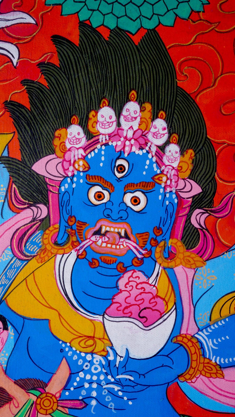 Protector deity - Palden Lhamo Thangka Painting