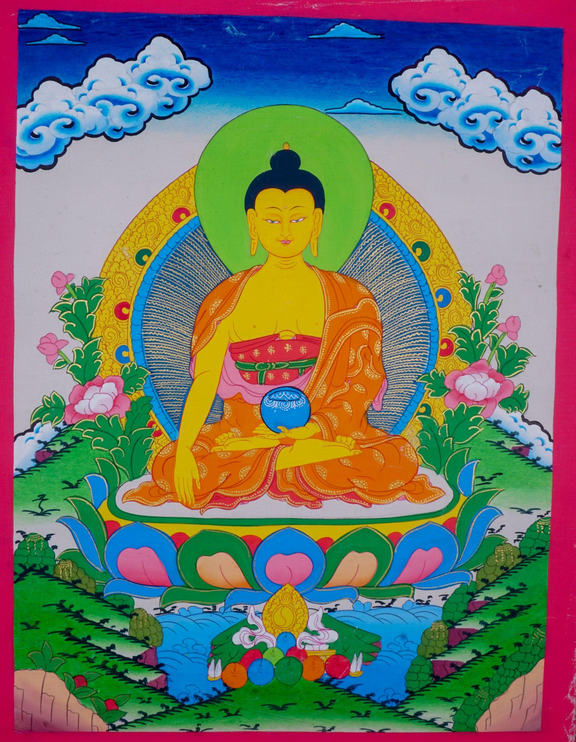 Buddha Shakyamuni Thanka Art