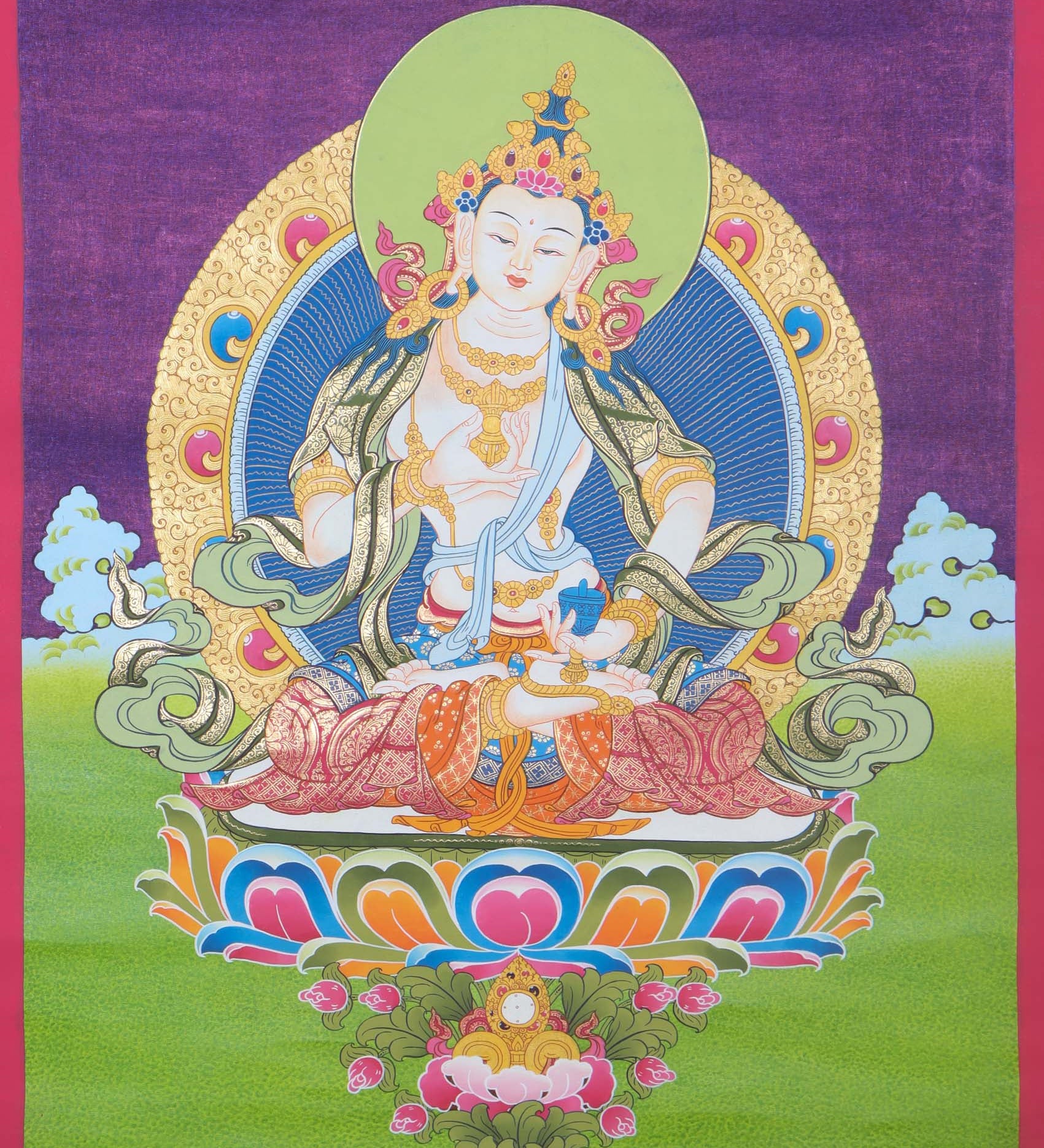 Vajrasattva Scroll Painting - Himalayas Shop