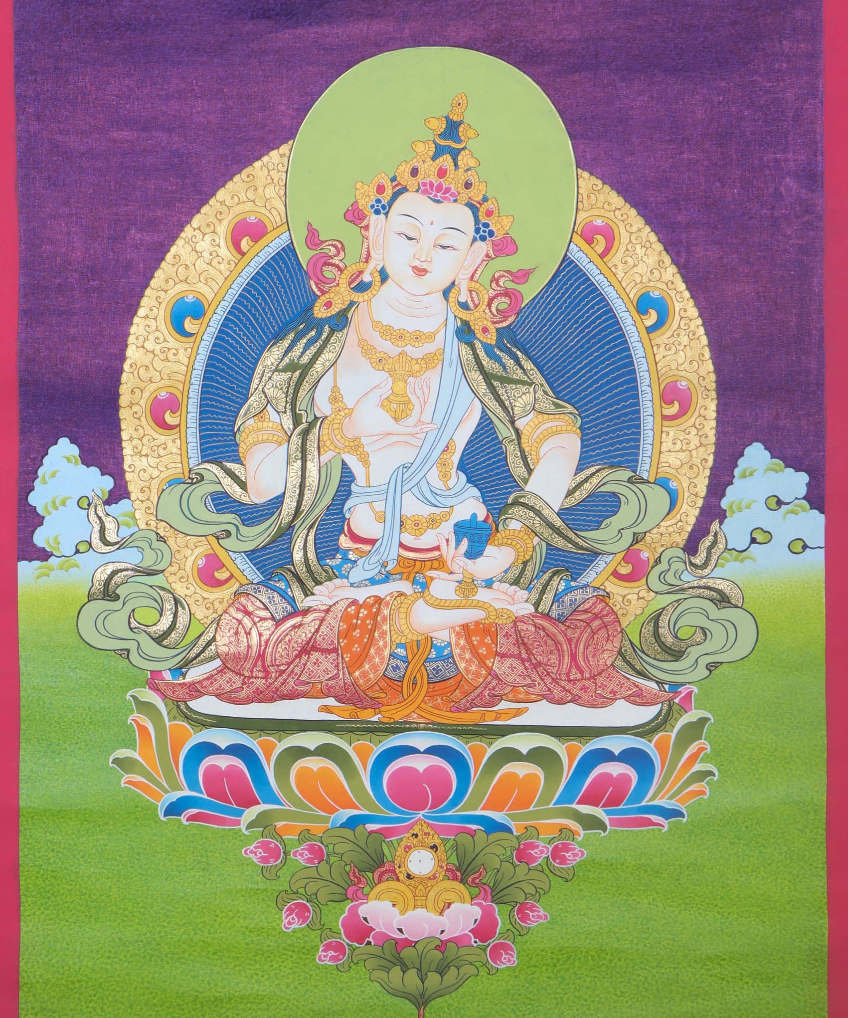 Vajrasattva Scroll Painting - Himalayas Shop