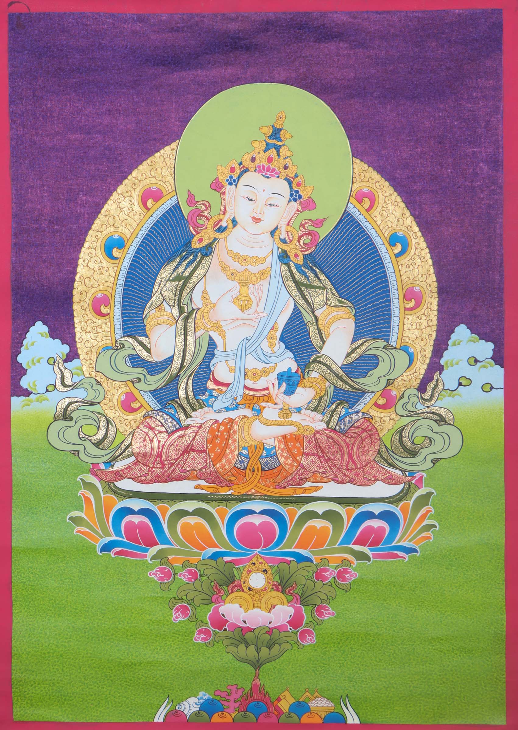 Vajrasattva Scroll Painting - Himalayas Shop