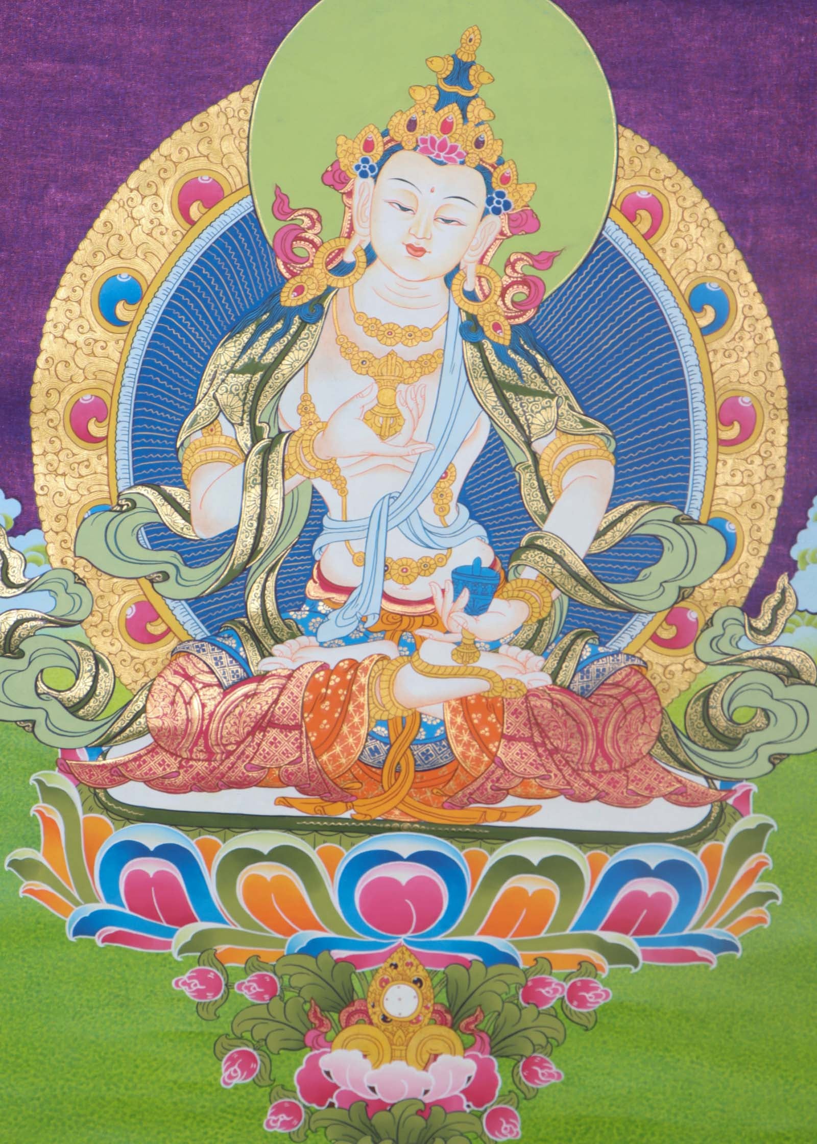 Vajrasattva Scroll Painting - Himalayas Shop