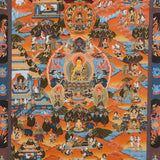 Life of Buddha Thangka Painting - Himalayas Shop