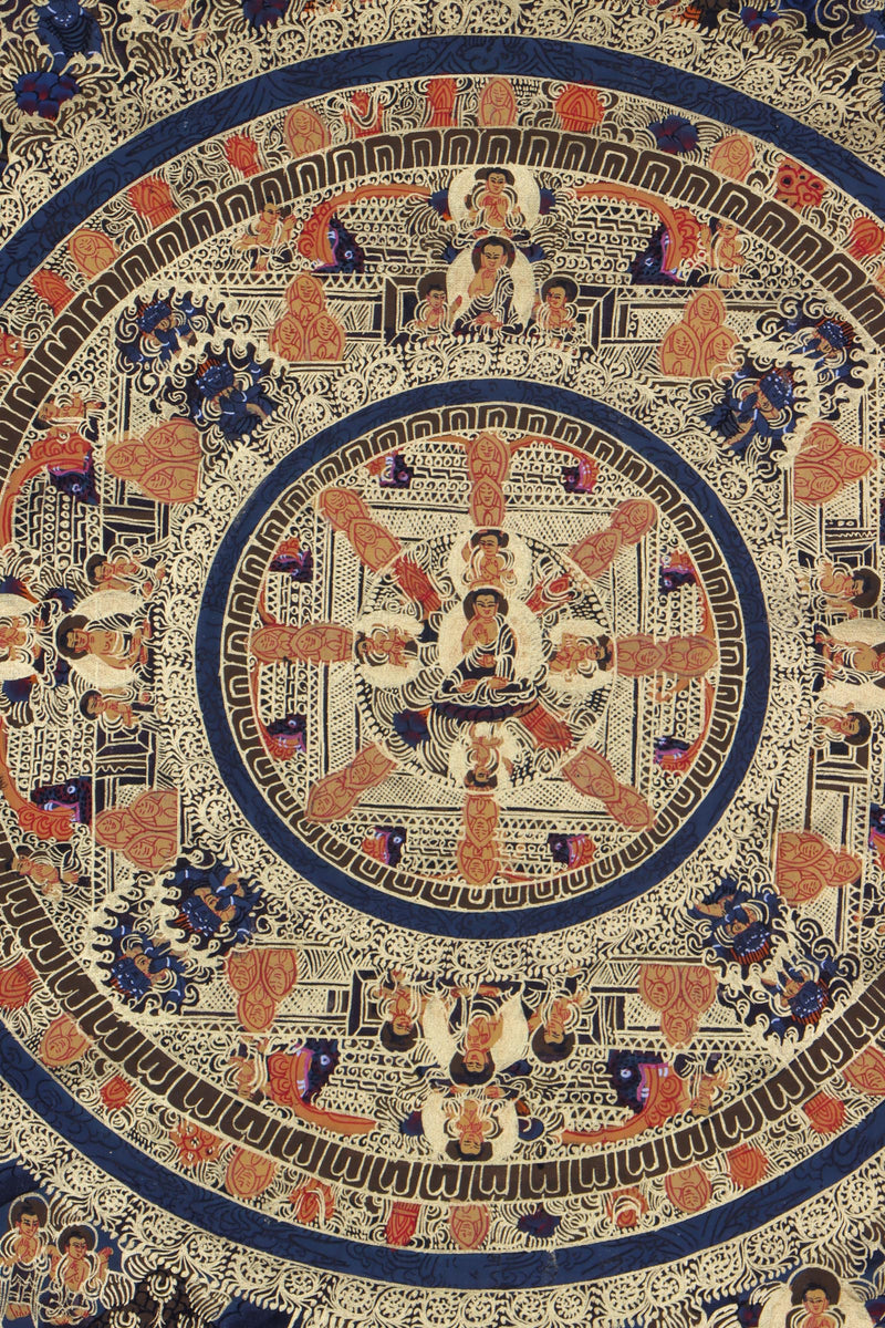 Buddha Mandala Thangka - Handpainted Thangka Art - Himalayas Shop 