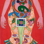 7 Chakra Art Thangka painting - Handpainted Tibetan Thangka Art - Himalayas Shop