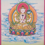 Chenrezig Thangka Painting