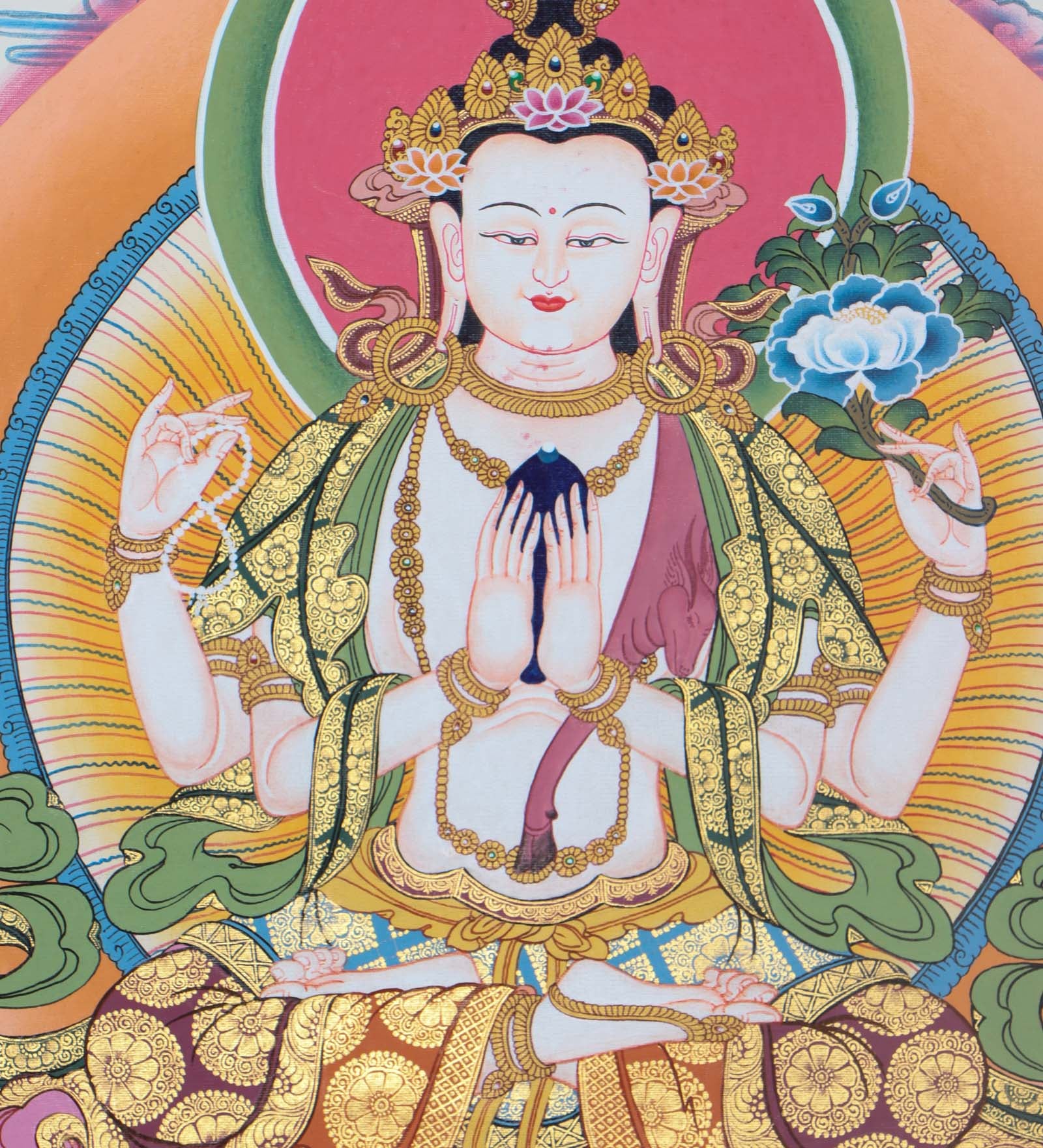 Chenrezig Thangka Painting