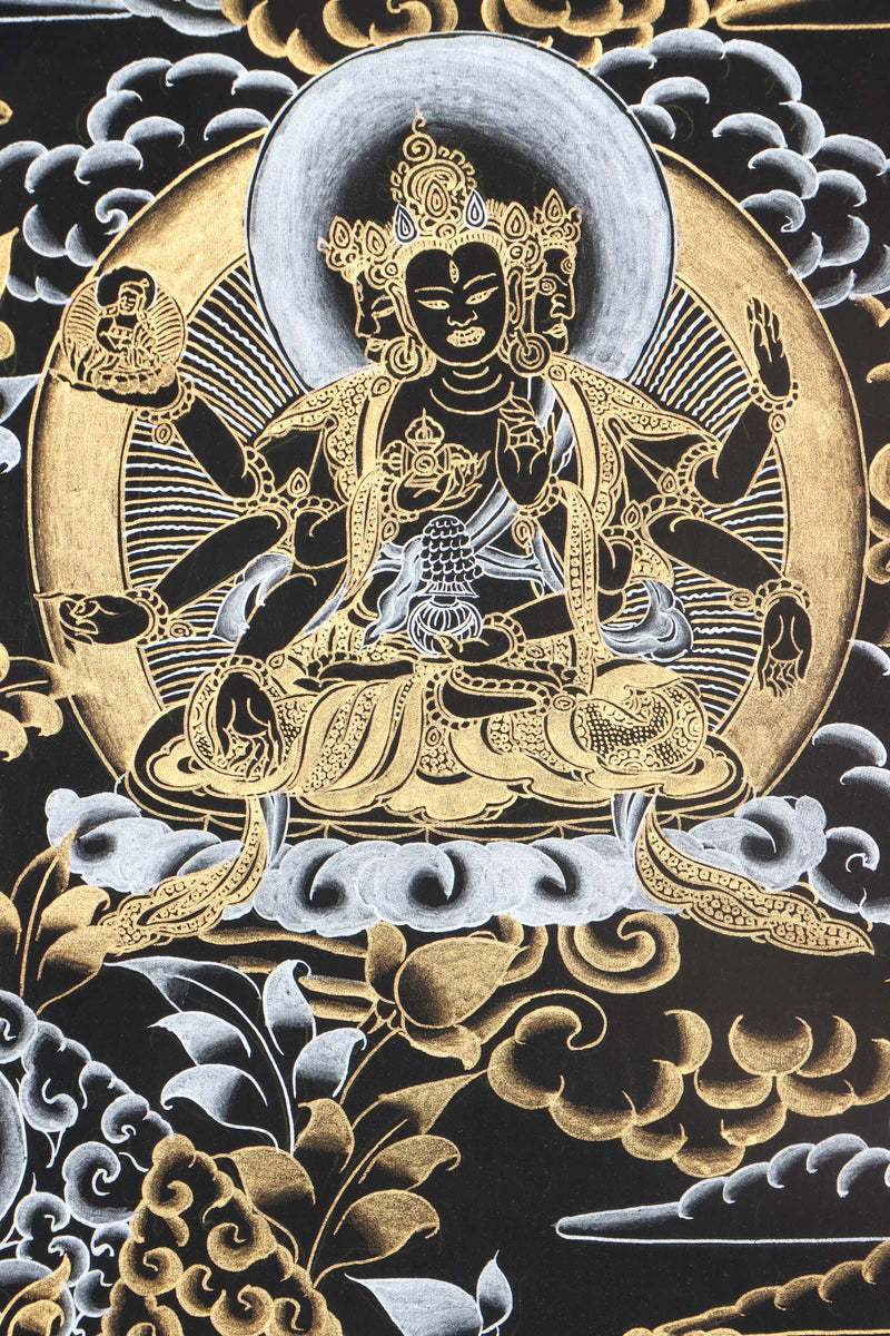 Green Tara Thangka - Himalayas Shop