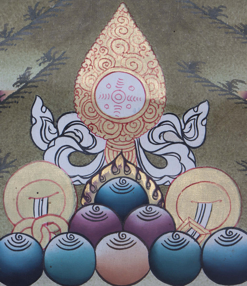 Authentic Prajnaparmita, Manjushri Thangka Art - Himalayas Shop