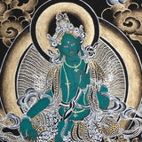 Shakyamuni  Buddha Thangka Painting - Painted only using natural stone color - Himalayas ShopBuddha Thangka Painting - Painted only using natural stone color - Himalayas Shop
