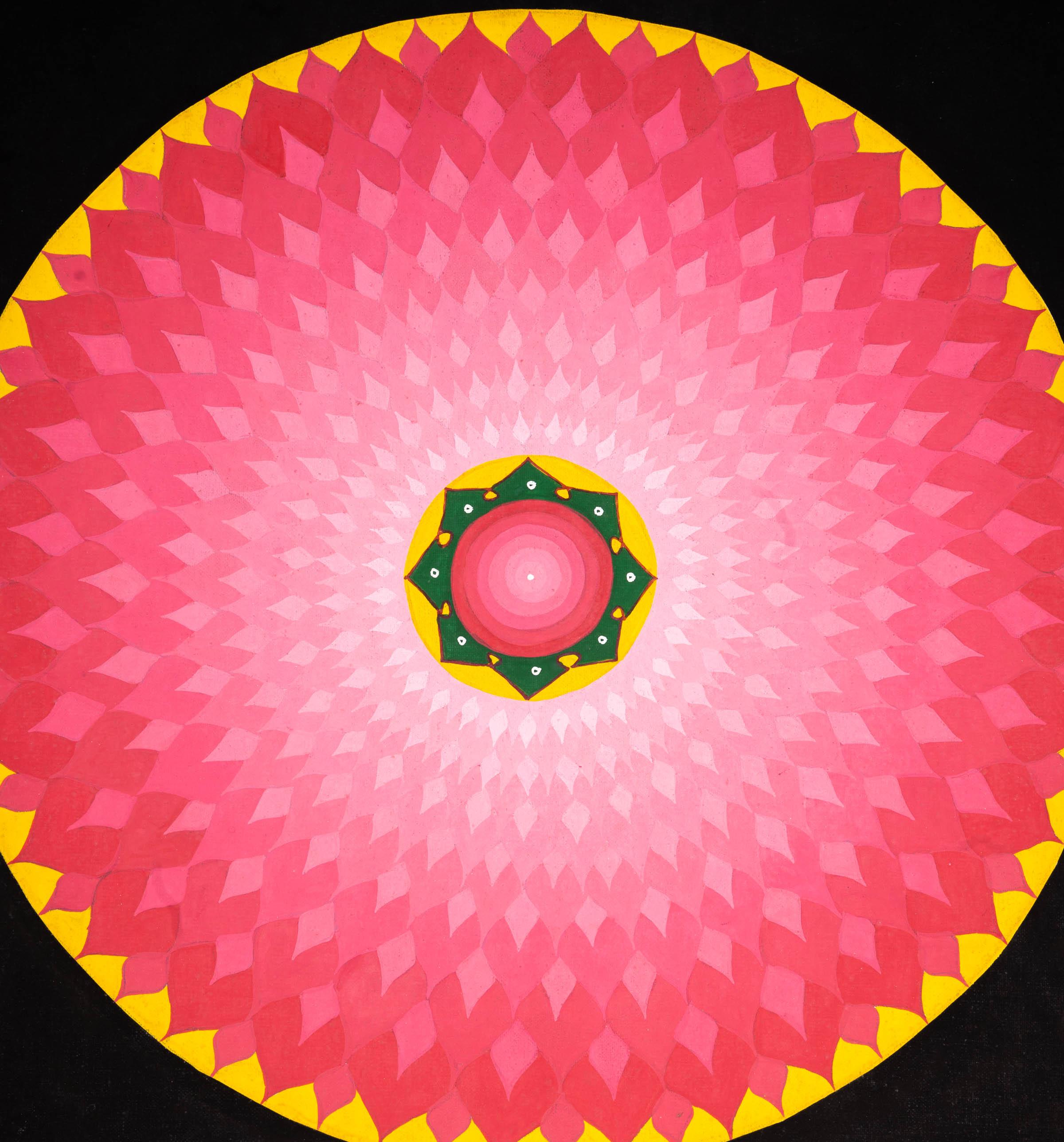 Red Lotus Mandala - Himalayas Shop